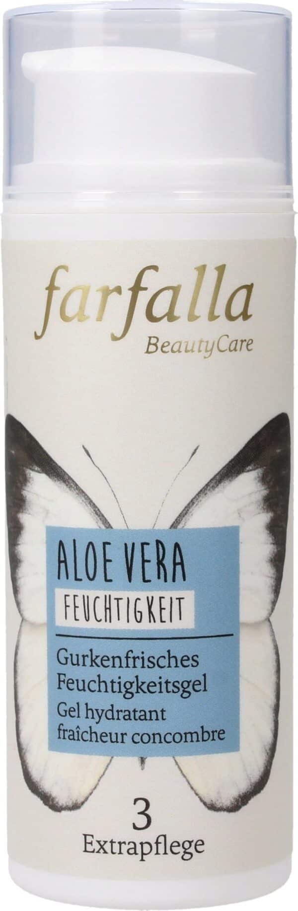 farfalla Gurkenfrisches Feuchtigkeitsgel Aloe Vera - 50 ml