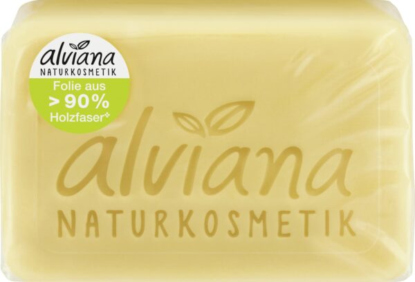 alviana Naturkosmetik Pflanzenölseife Milch & Honig - 100 g